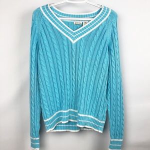 St. John Bay | Cable Knit Sweater